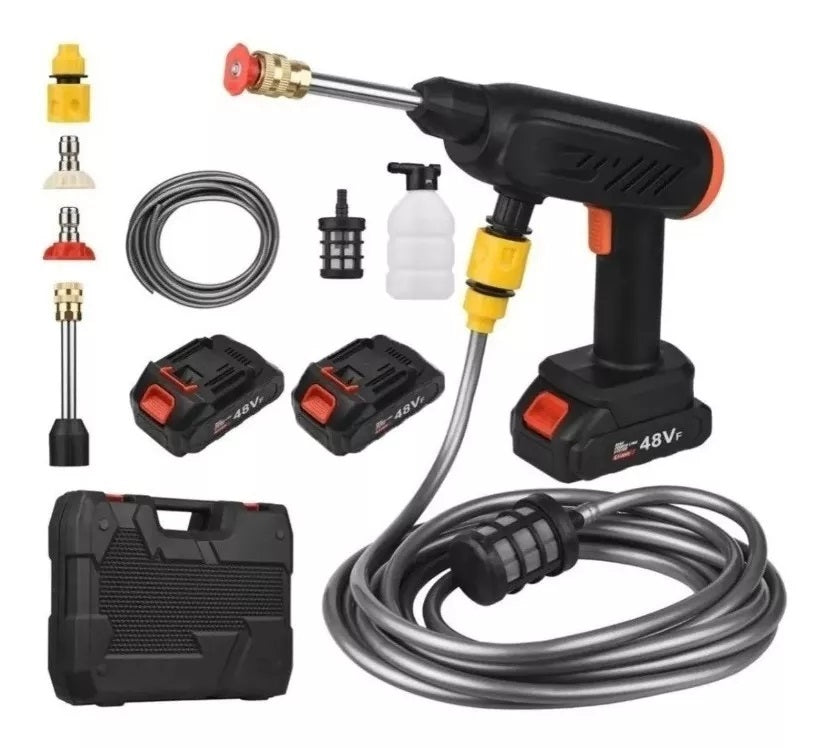 Hidrolavadora Inalámbrica Portátil Recargable 48V – 2 Baterías