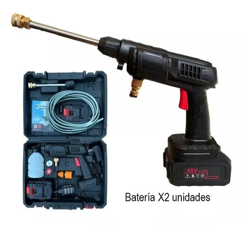 Hidrolavadora Inalámbrica Portátil Recargable 48V – 2 Baterías