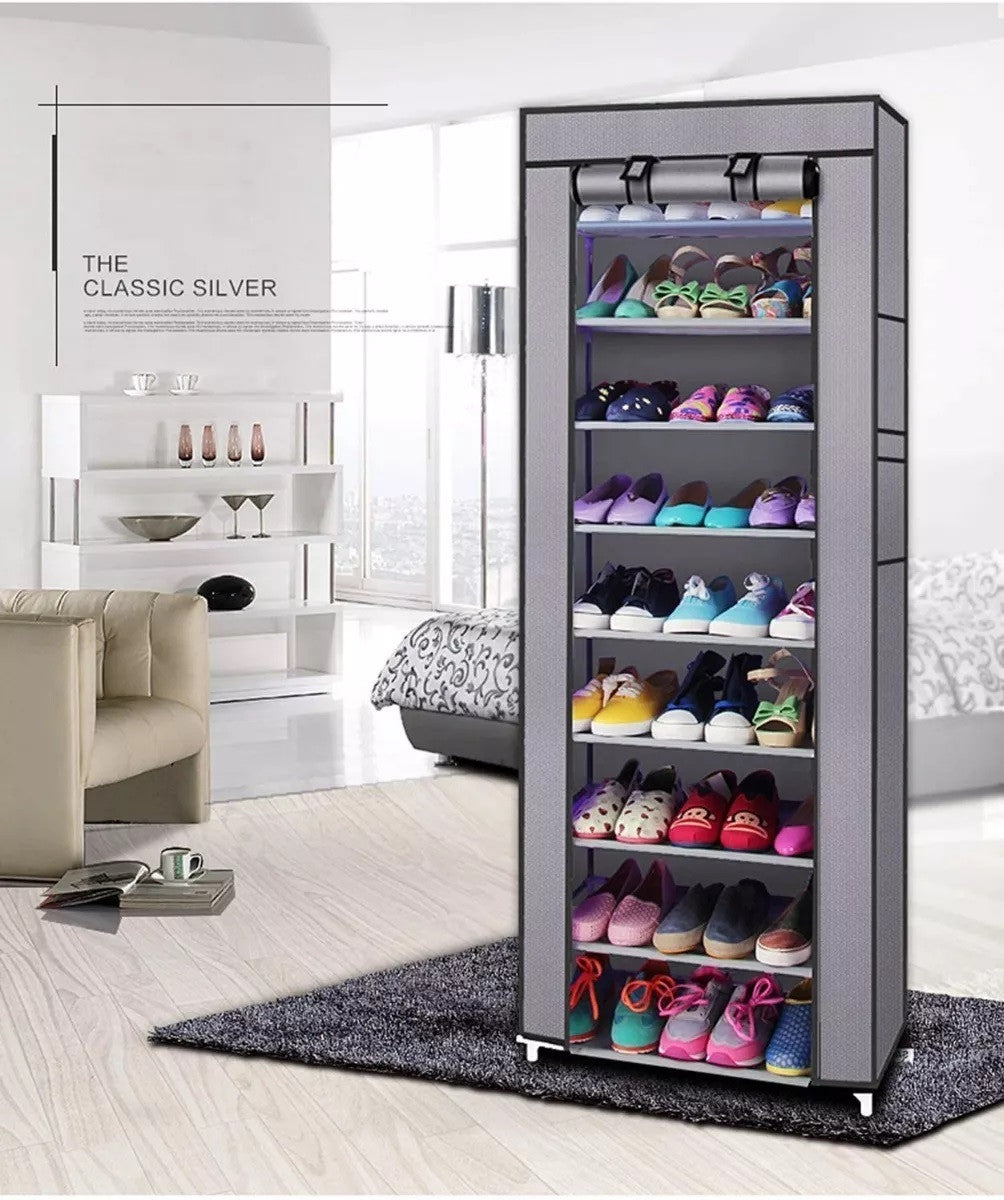 Organizador de Calzado 9 Niveles – Capacidad 25 a 27 Pares 👟👠