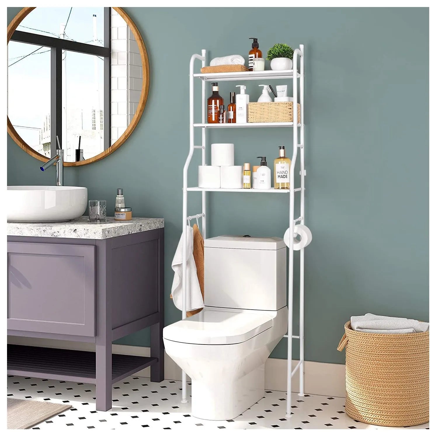 🛁 Estante Organizador de Baño – 3 Niveles