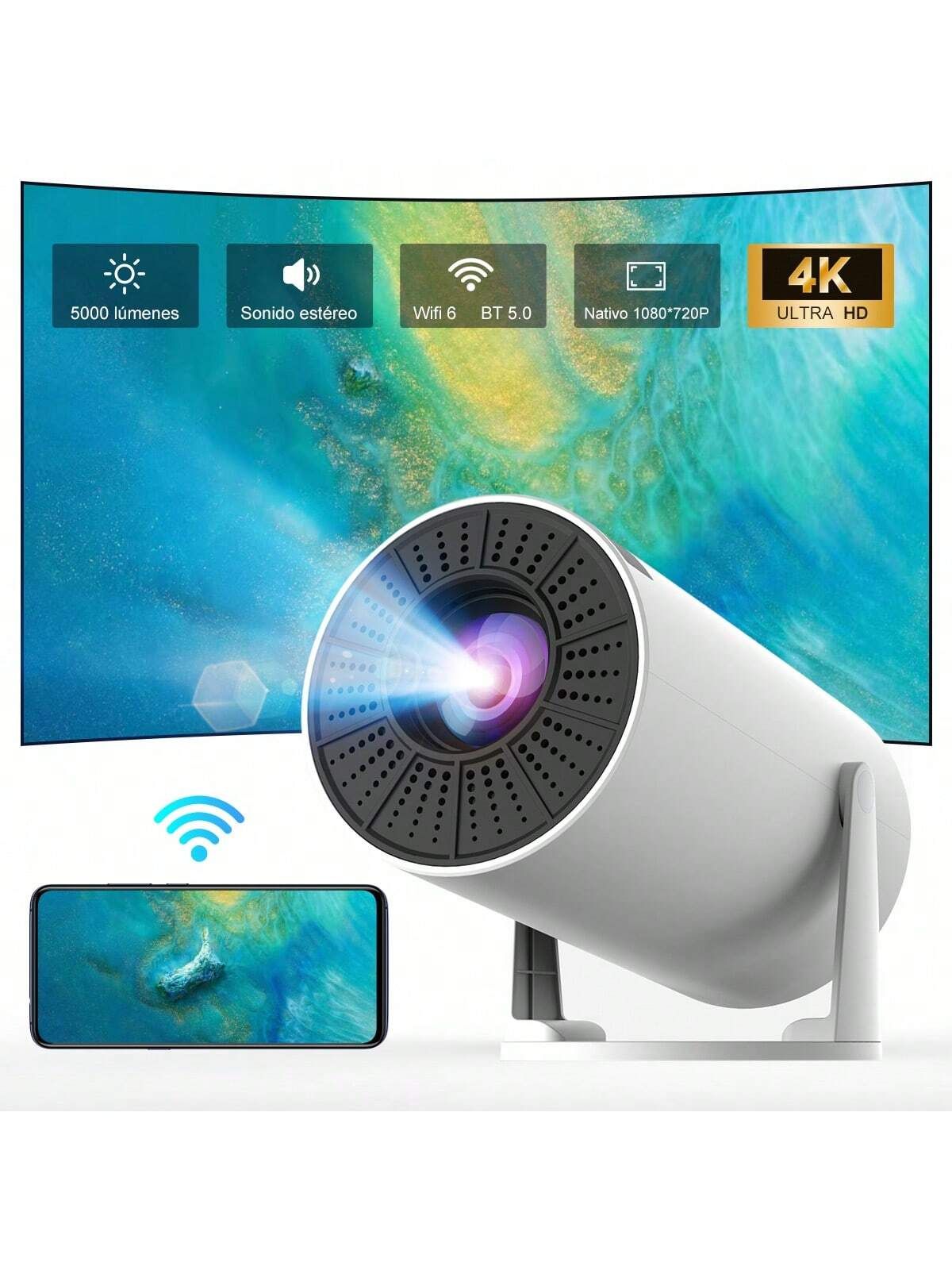 Proyector Smart Para Cine En Casa Hy300