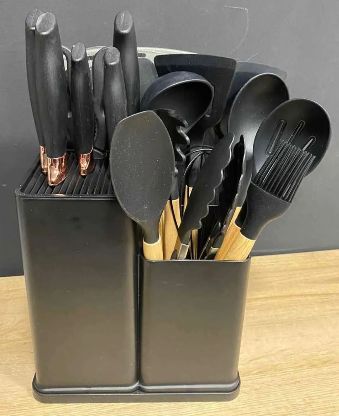 Set Utensilios Cocina En Silicona 19pz