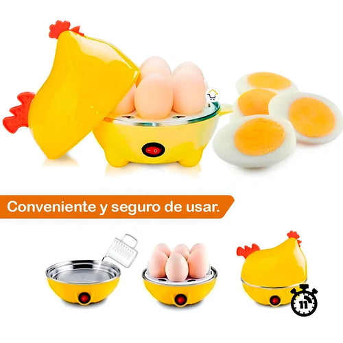 Gallina Eléctrica – Hervidor de 7 Huevos a Vapor